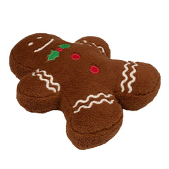 Holiday Decorative Pillow, Gingerbread - USA MEGA SHOP