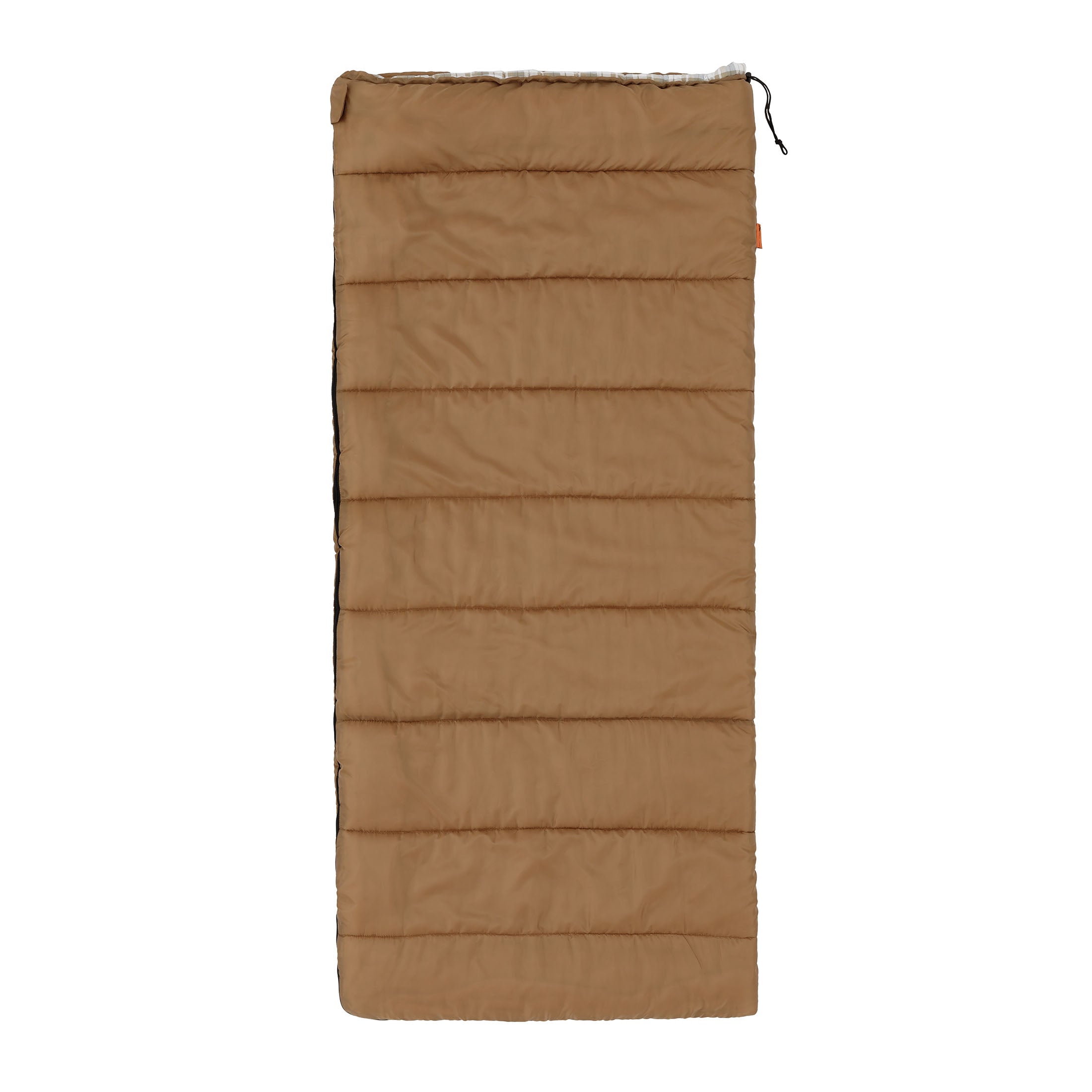 (2 pack) Ozark Trail 35F Flannel Lined Rectangle Adult Sleeping Bag - Brown (80" x 36")