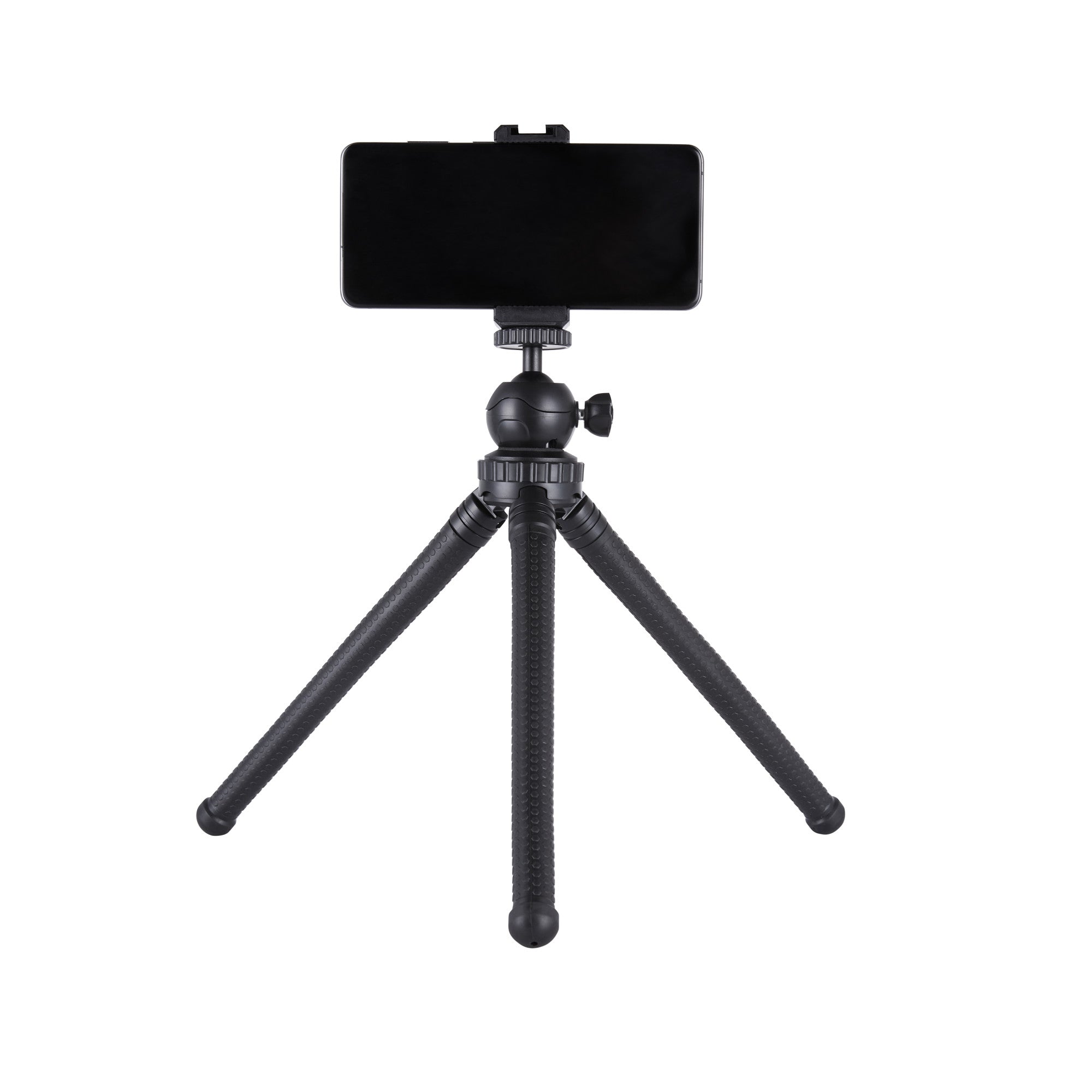 onn Adjustable Mini Tripod Stand for Compact Cameras, GoPro Cameras, and Smartphones