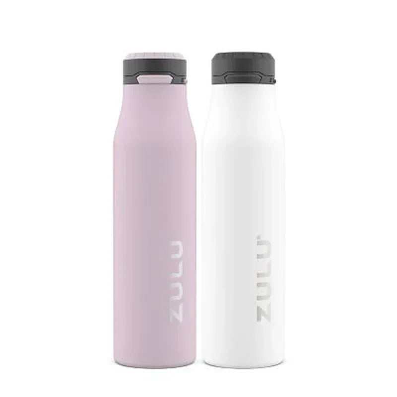 ZULU 26 Oz. Stainless Insulated Water Bottle, 2 Pack (Assorted Colors)