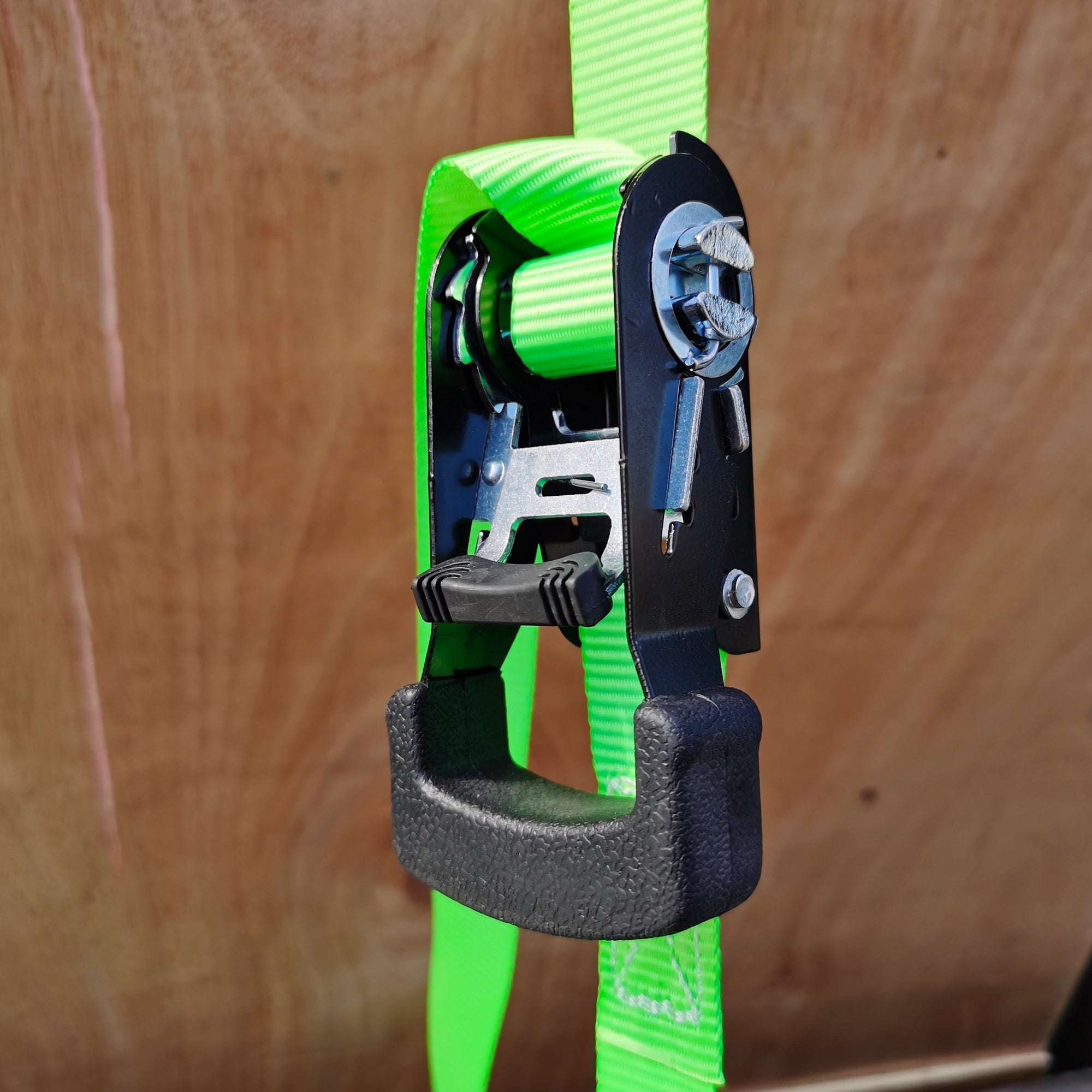 Hyper Tough 1 inch by 10 feet 500 lbs. S-Hook Ratchet Tie Down 4 Pack