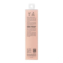 Face brush retail package back panel