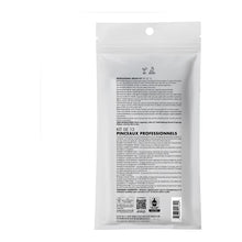 Makeup brush kit bag packaging with barcode and product information