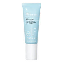 Light blue daily moisturizer tube with e.l.f. Skin front label