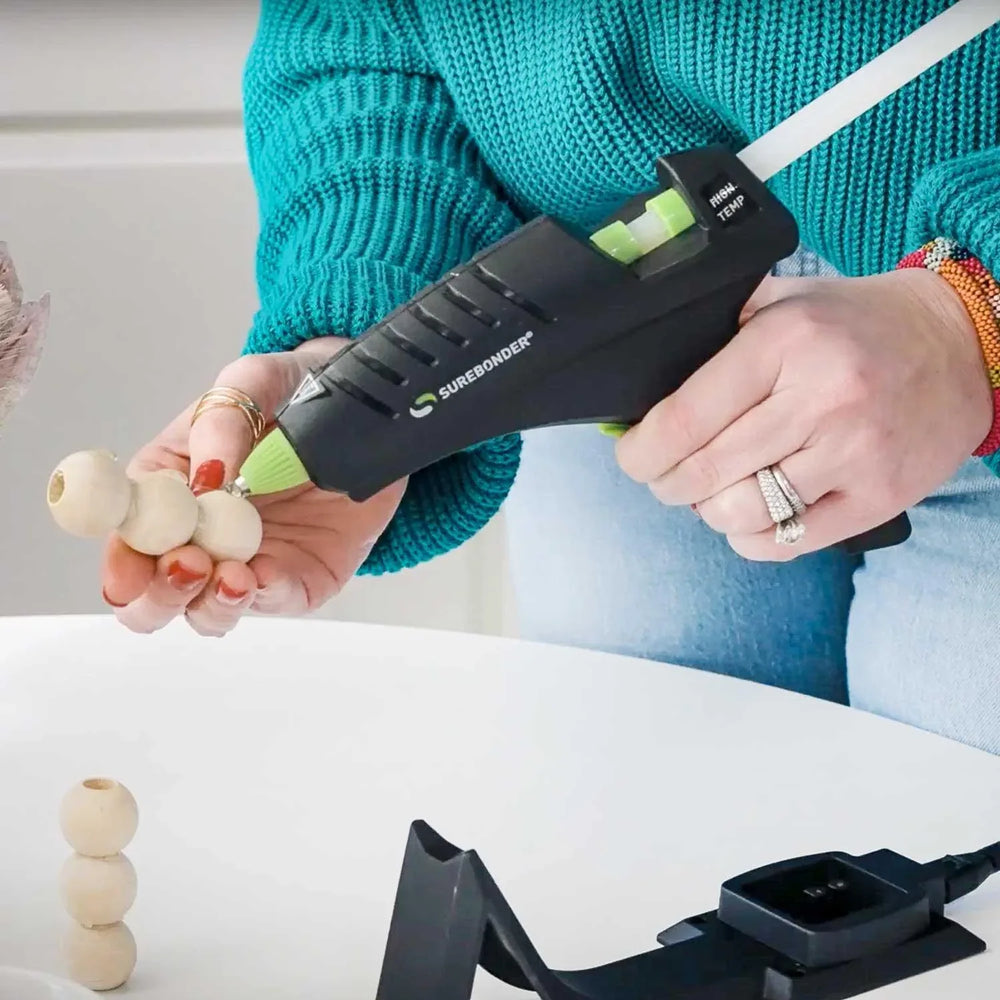 Surebonder High Temperature Corded/Cordless Black/Green Full Size 60 Watt Hot Melt Glue Gun - USA MEGA SHOP