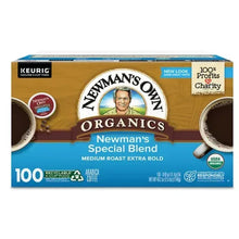 Newman’s Own Organics Special Blend K-Cup pod box, 100-count pack with medium roast