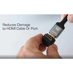 onn HDMI 90-Degree Adapter, Black