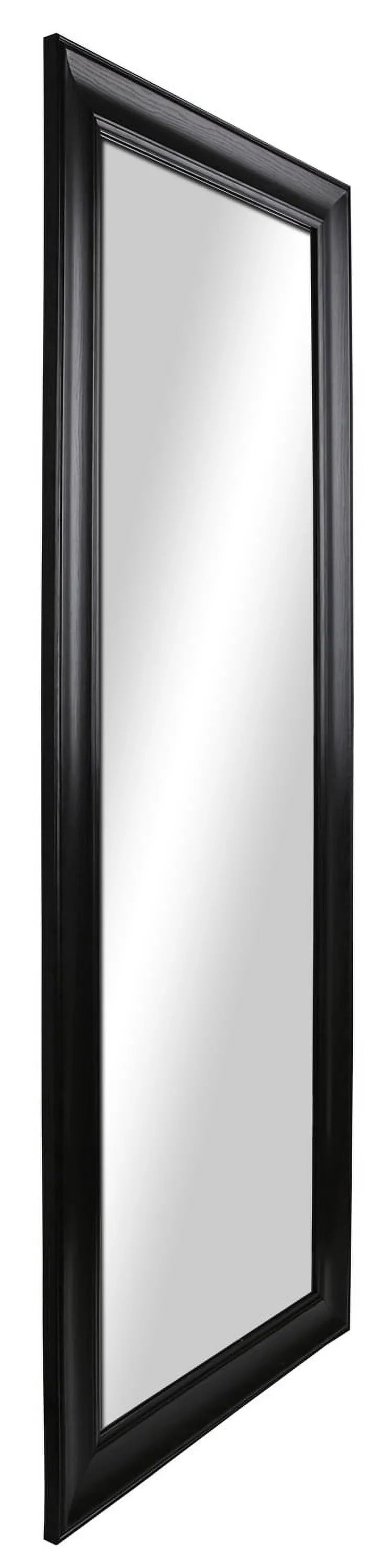 Better Homes & Gardens 27x70 Black Rectangle Large Full-Length Floor Mirror for Bedroom or Entryway
