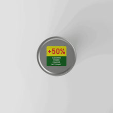 Comet bleach cleaning powder can top with +50% cleaning power emblem