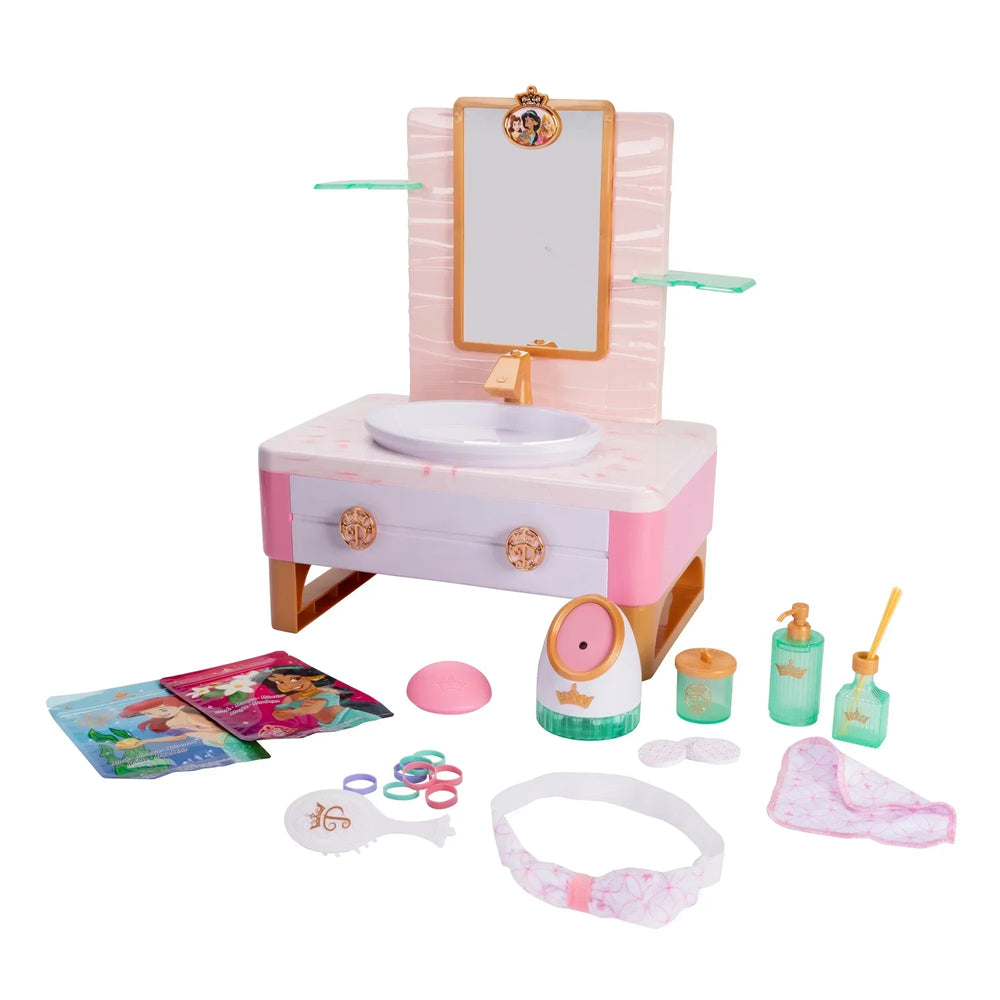 Disney Princess Style Collection Deluxe Day Spa with 20 Accessories Child Age 3 Years - USA MEGA SHOP