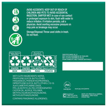 Swiffer Sweep + Mop Deluxe kit back panel with safety, recycling, and ingredient info