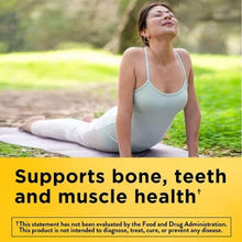 Vitamin D3 supplement ad featuring a woman in a light gray tank top