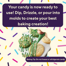 Candy melts use tips: dip, drizzle, or pour into molds for baking creations