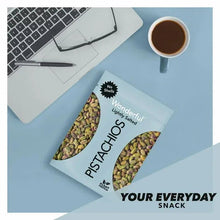 No Shells lightly salted pistachios pouch pack with brand front and side panels