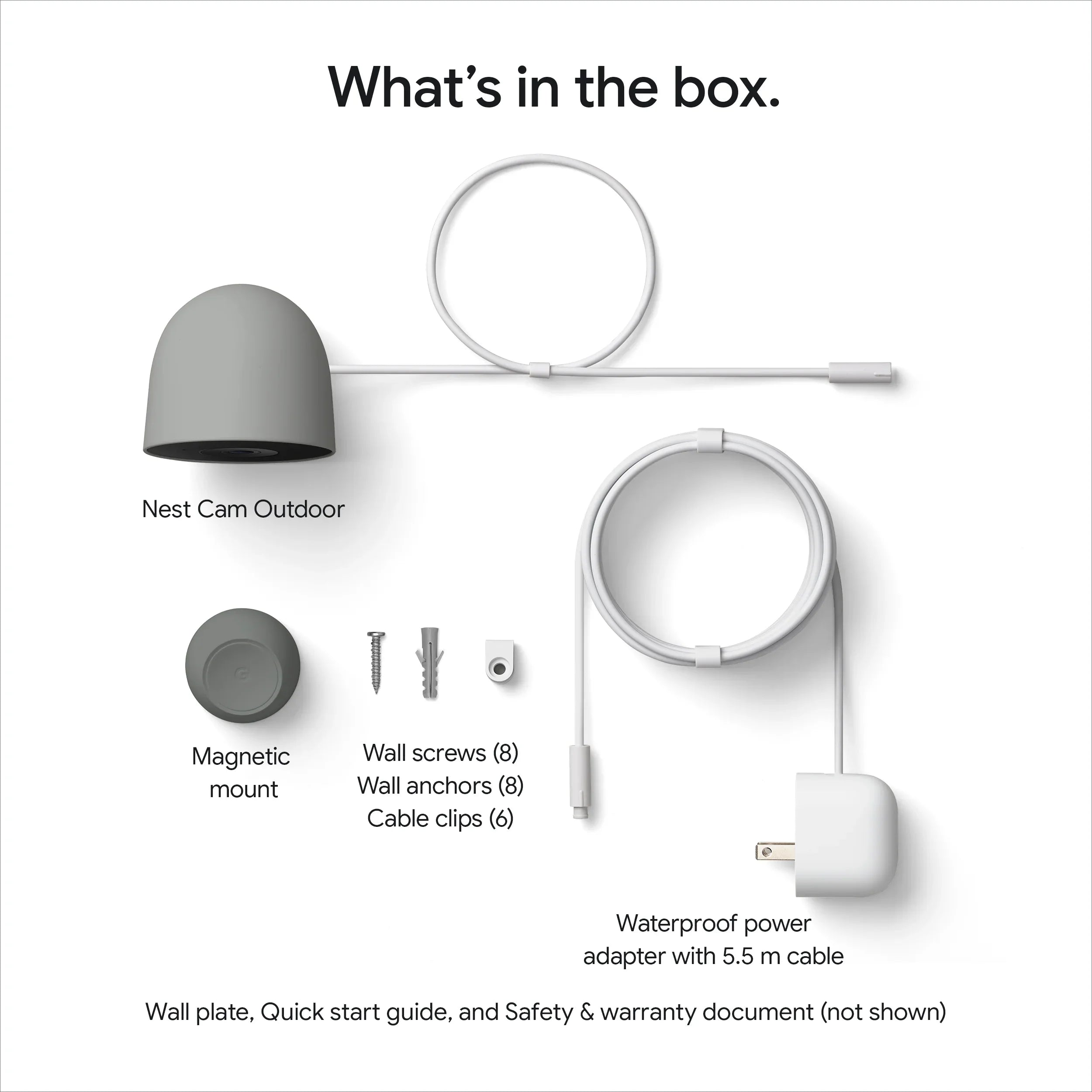 Google Nest Cam Outdoor Security Camera 2nd Gen with 2K Video and Gemini Compatibility