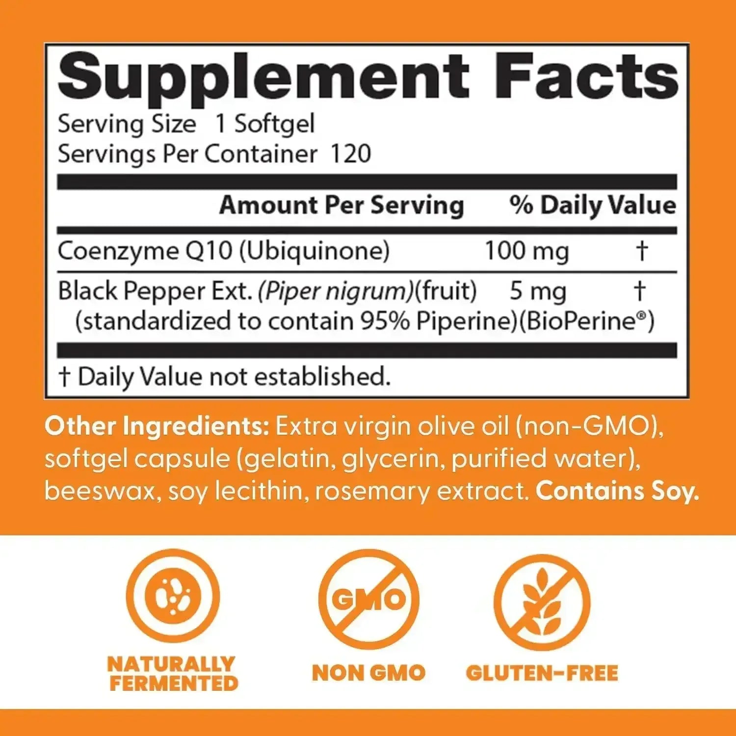 Doctor's Best High Absorption CoQ10, 200 mg, 60 Softgels