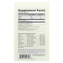 Supplement Facts label for quick dissolve collagen peptides, daily marine, unflavored