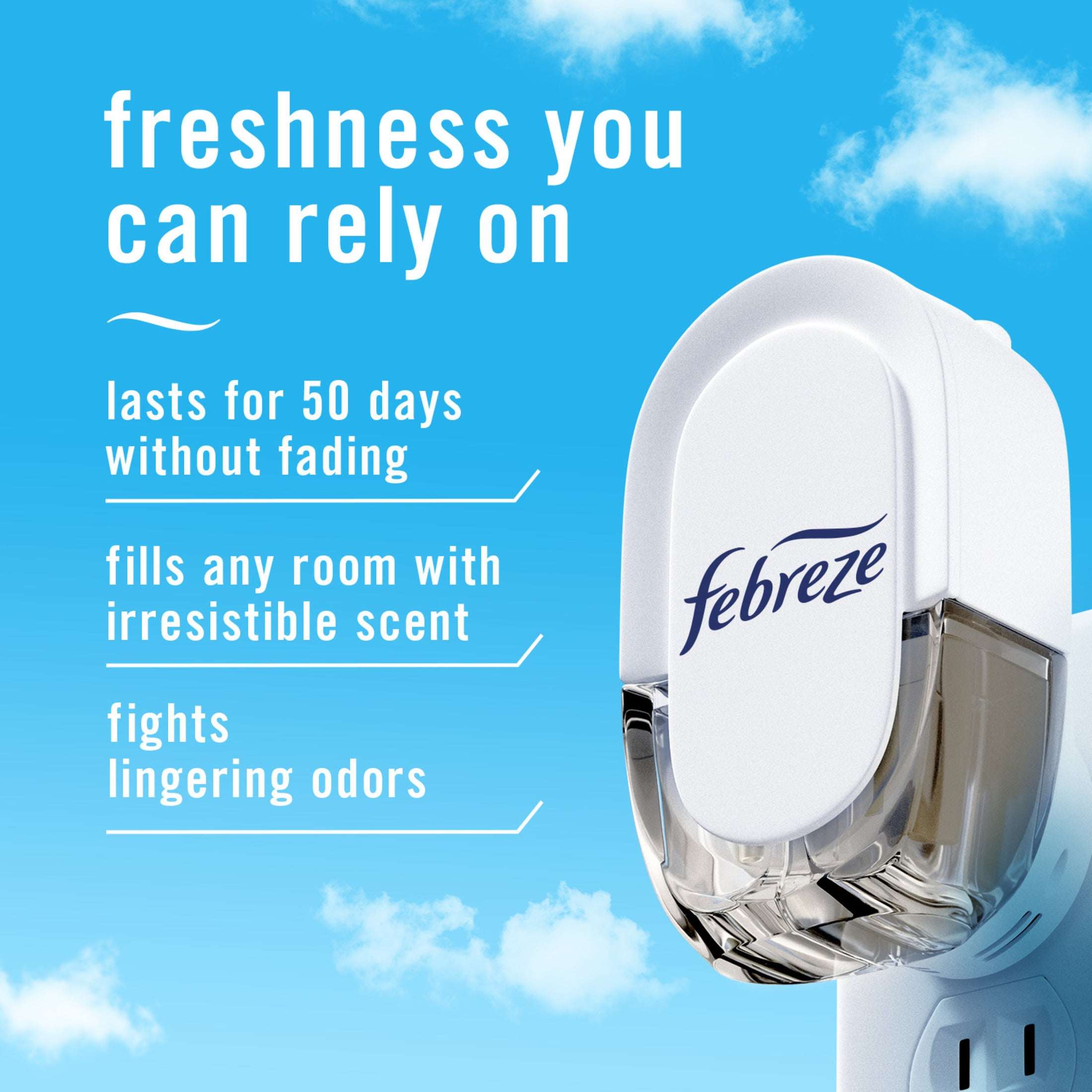 Febreze Plug In Air Freshener Scented Oil Refill, Spring Mix, 3 Count