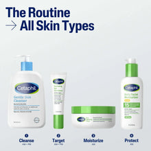 Cetaphil daily facial moisturizer bottle and jar for all skin types