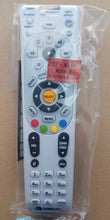 Remote control in clear retail plastic sleeve with colored selector buttons