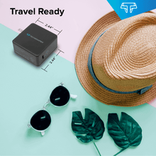 Techsmarter compact 60W USB-C wall charger with travel-friendly size