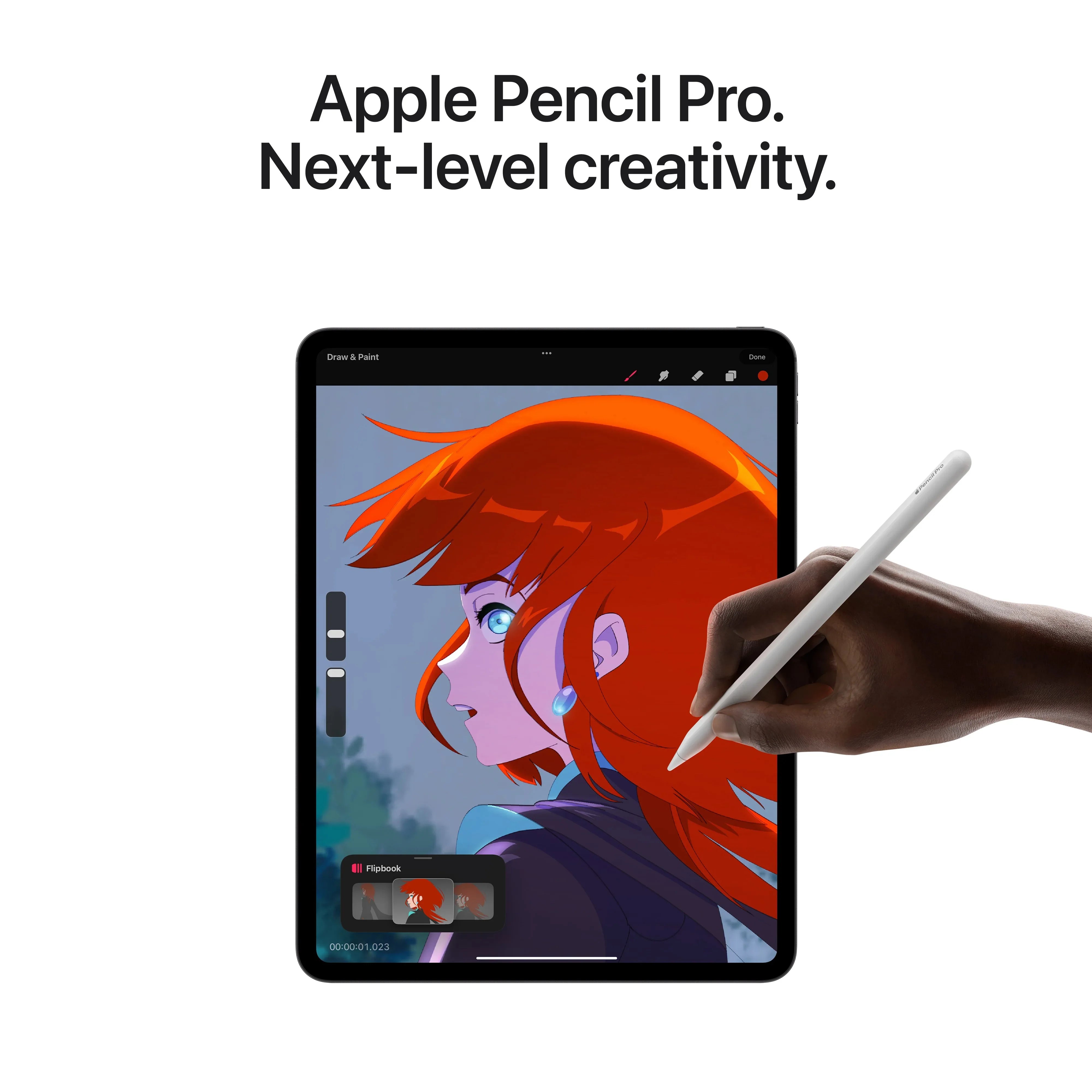 Apple Pencil Pro: Pixel-Perfect Precision, Tilt and Pressure Sensitivity, Perfect for Note-Taking, Drawing, and Art. Charges and Pairs Magnetically