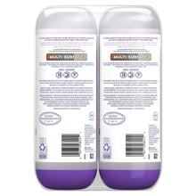 Swiffer Power Mop refill solution bottles with back multi-surface label