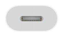 USB-C to Lightning adapter tip with recessed metal contacts and insulation