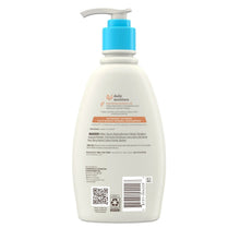 Aveeno baby daily moisture lotion bottle back label with pump