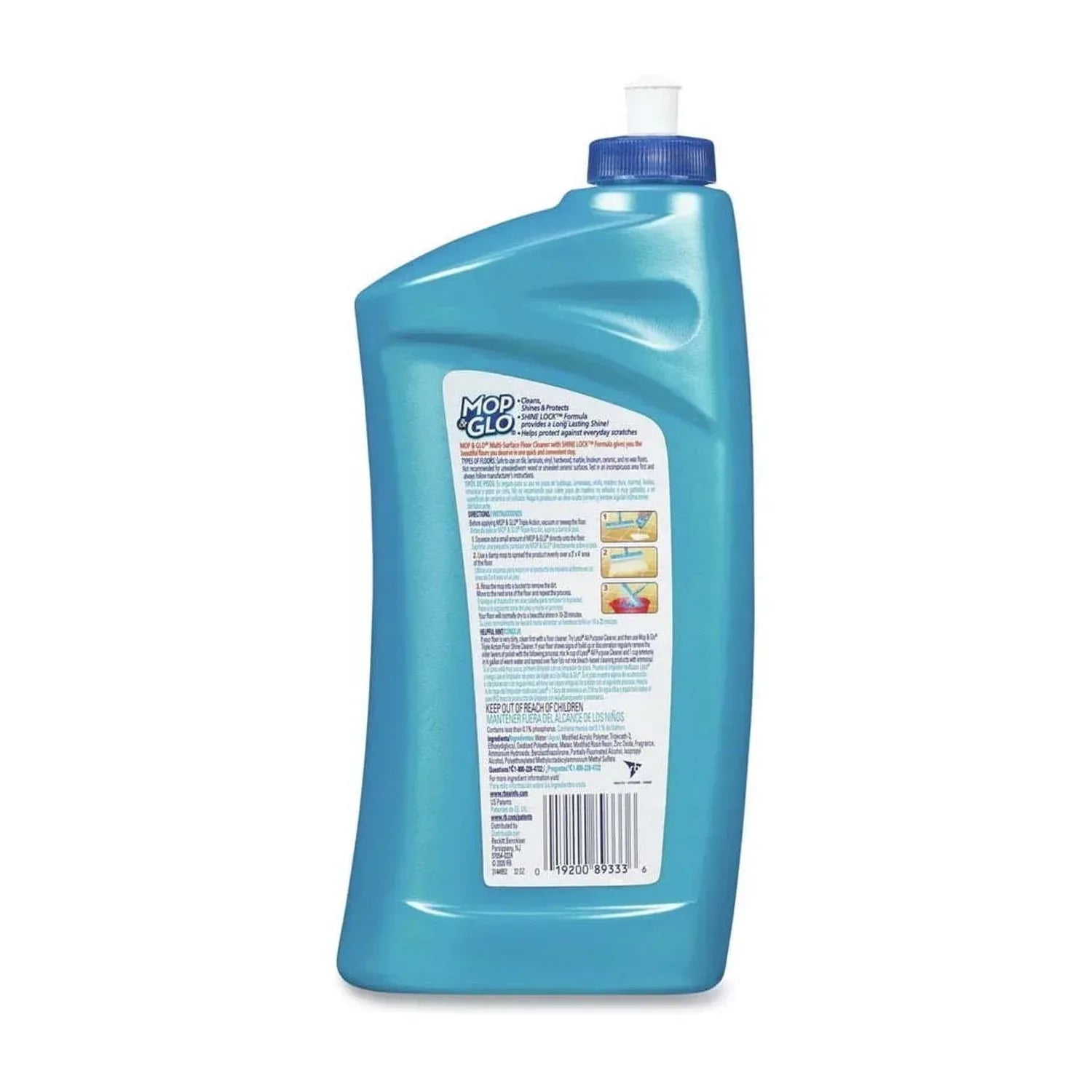 Mop & Glo Multi-Surface Floor Protecting Cleaning Polish, 32oz