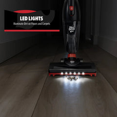 Dirt Devil 3-in-1 Lightweight Corded Stick Vacuum Cleaner and Handheld with LED Lights, Multi-Surface Cleaning, Model EV1426CS