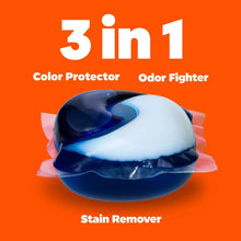 3-in-1 Tide PODS detergent pod with protective wrap