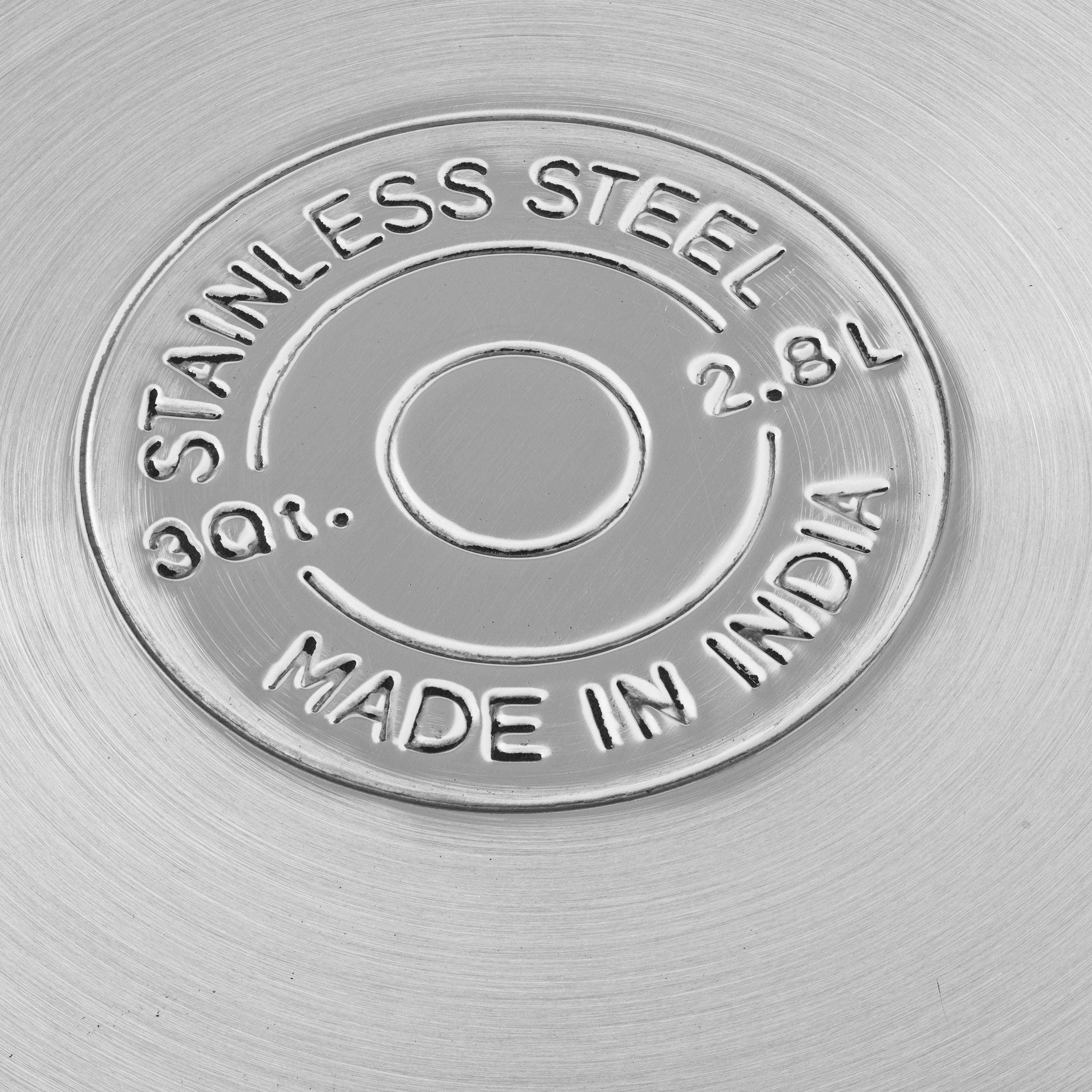Mainstays 3 qt Induction Compatible Stainless Steel Saucepan with Lid