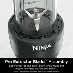 Ninja Nutri-Blender 20-Oz Personal Blender, (2) 20-Oz Dishwasher-Safe To-Go Cups, Smoothie, BN300GY Gray