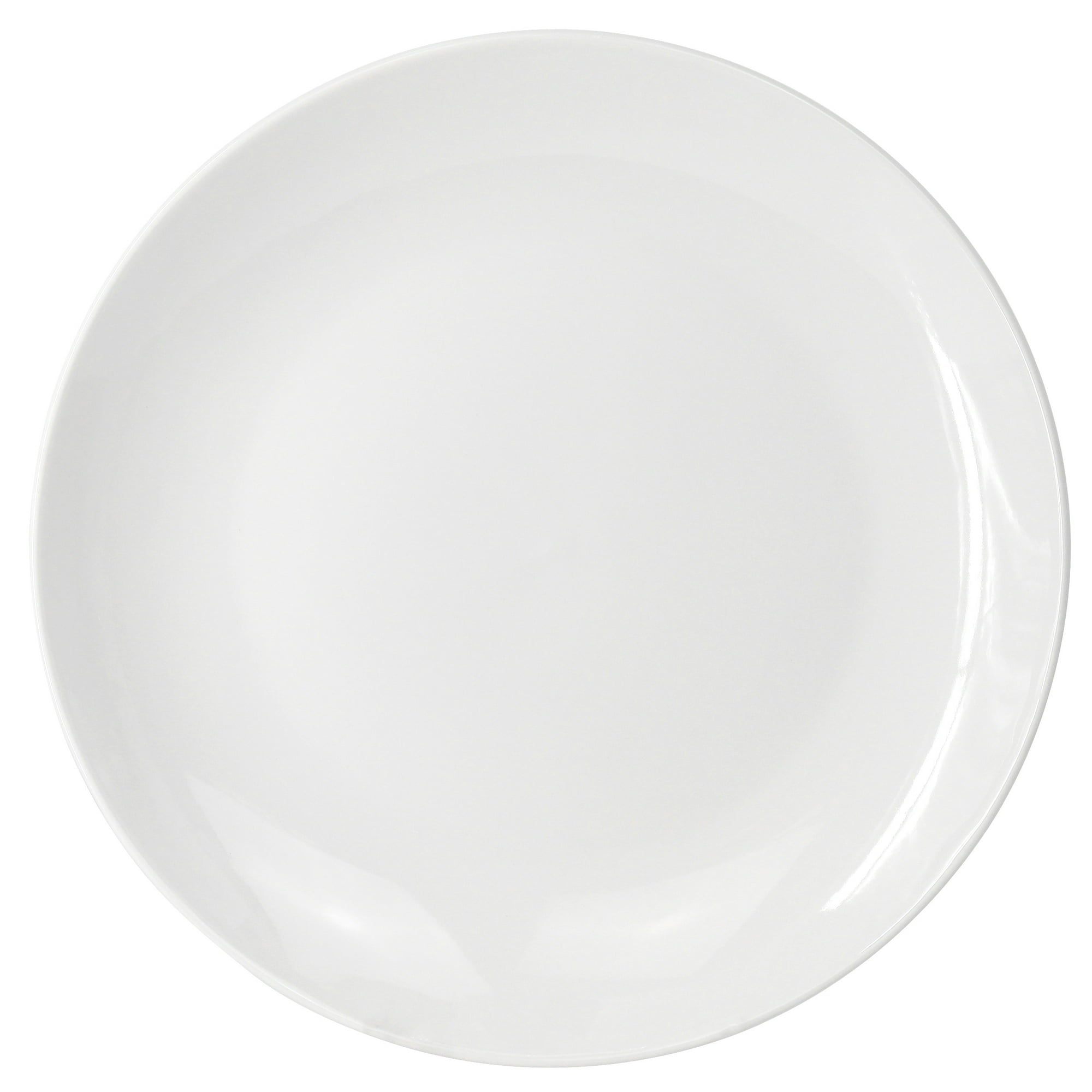 Elama Professional Kitchen 12 Piece Porcelain Round Dinner Plate Set in White