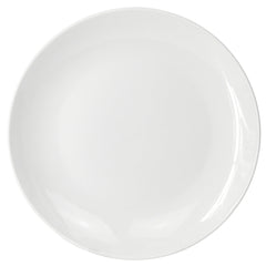 Elama Professional Kitchen 12 Piece Porcelain Round Dinner Plate Set in White
