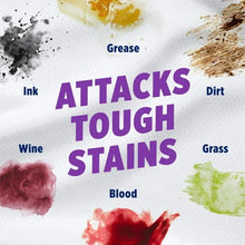 OxiClean Odor Blasters powder for tough stains, targeting grease, ink, wine, grass