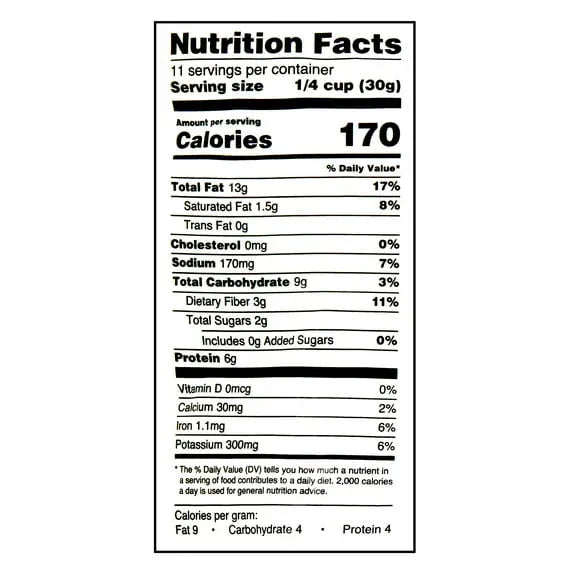 Great Value Roasted & Salted, No Shell Pistachios, 12 oz Resealable Bag