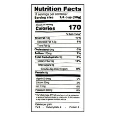 Great Value Roasted & Salted, No Shell Pistachios, 12 oz Resealable Bag