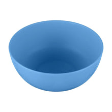 Blue plastic Easter egg etched bowl, round with embossed egg pattern