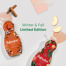 Palmolive winter & fall limited edition dish soap bottles with apple leaf graphics