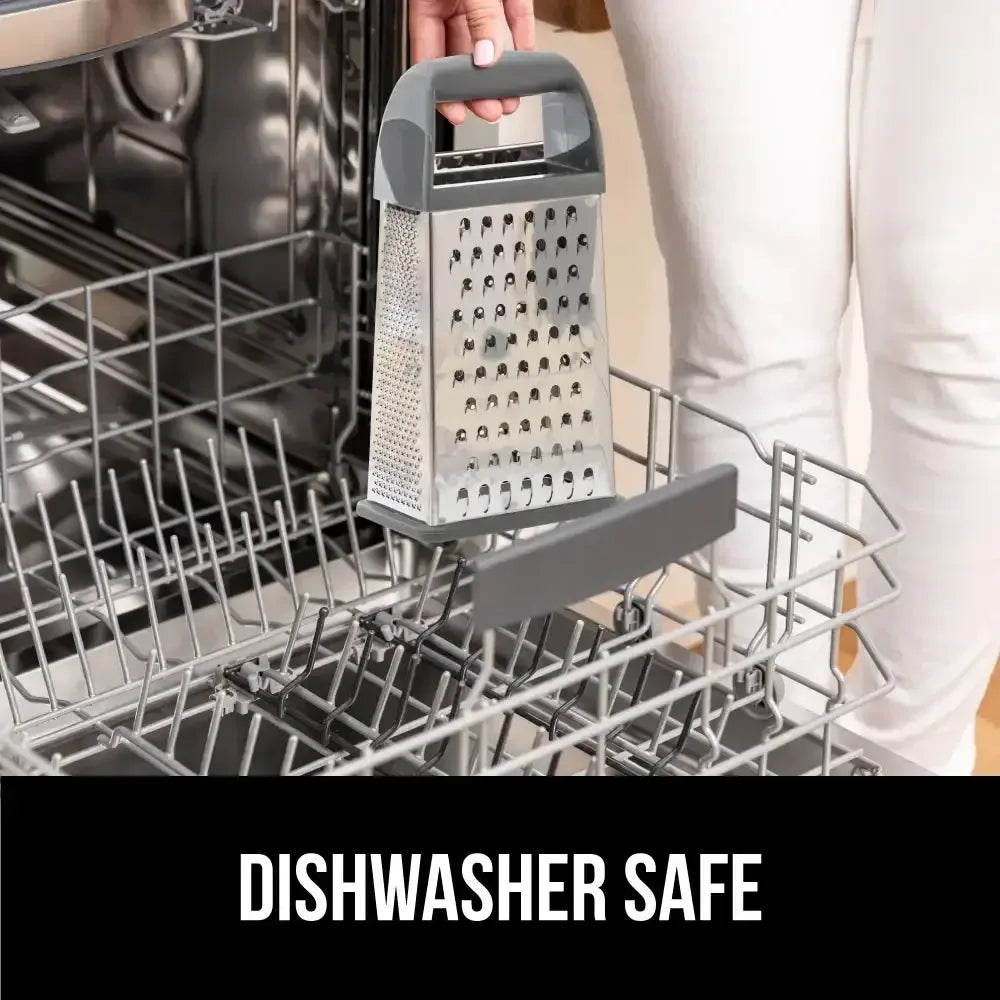 GORILLA GRIP Cheese Grater, BPA Free Stainless Steel Box Graters, Cheeses and Veggie Shredder - USA MEGA SHOP