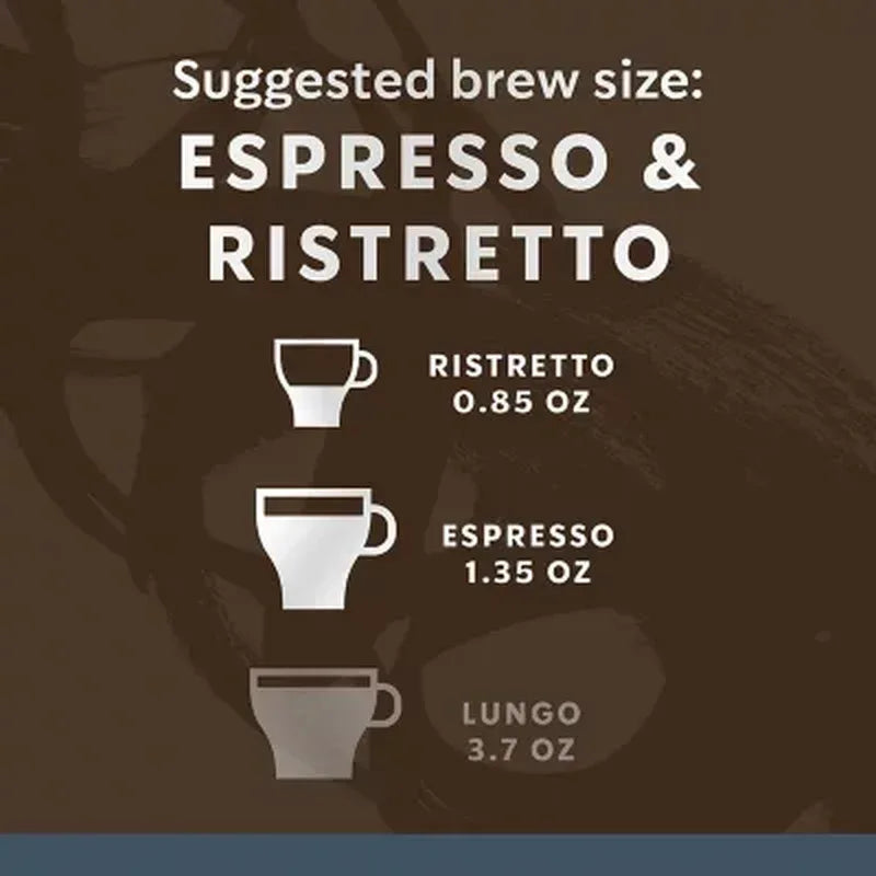 Starbucks by Nespresso Espresso Coffee Pods, Dark Roast (60 Ct.)