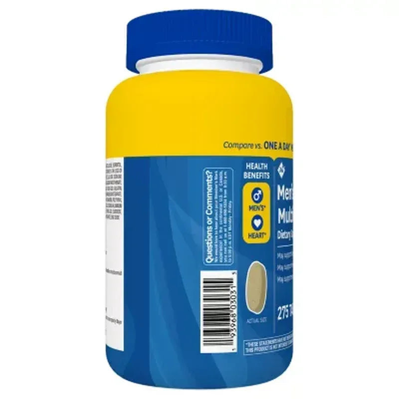 Member's Mark Men's Daily Multivitamin Tablets, 275 ct.