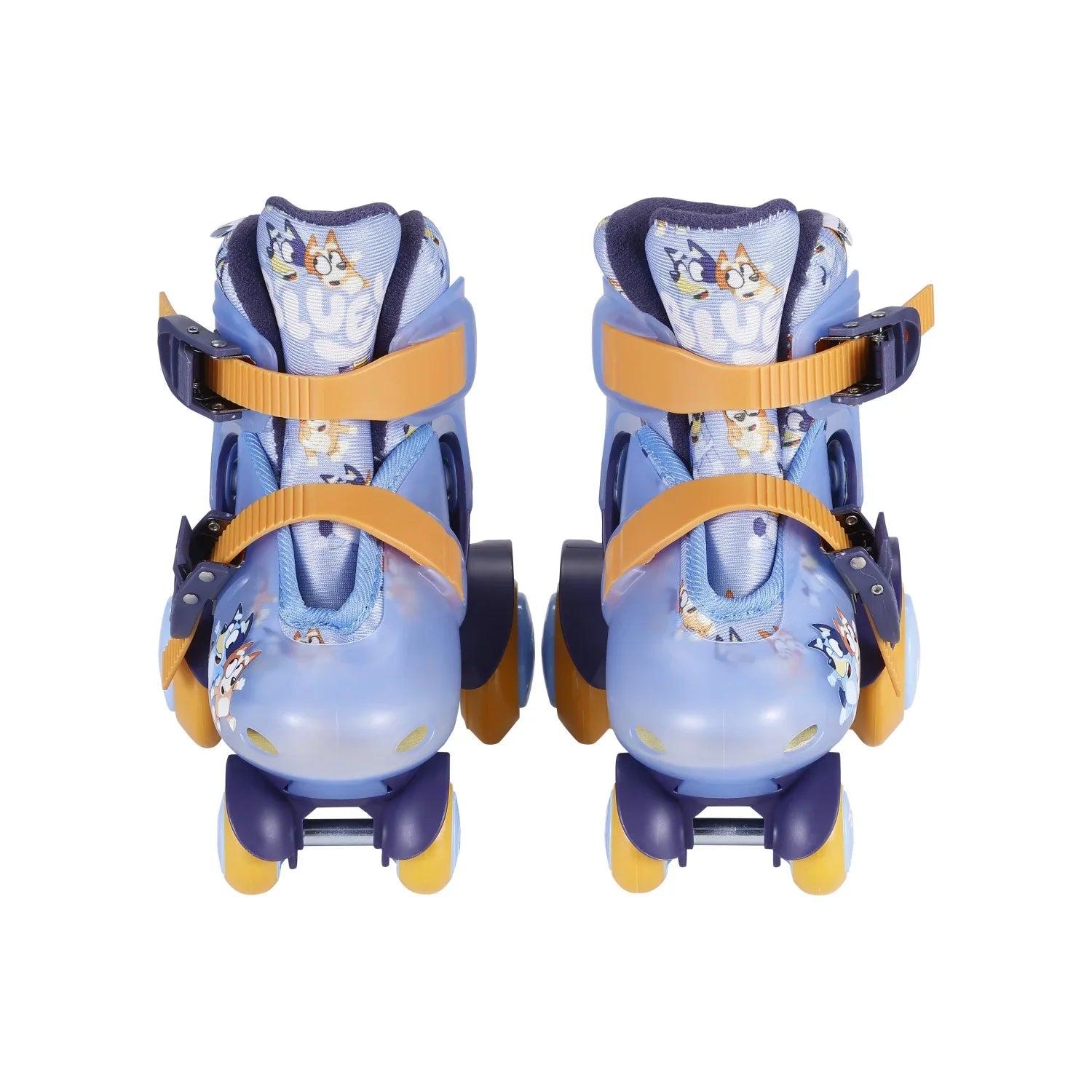 Bluey Kids Training Roller Skates, Adjustable Sizing, Size 9-12, Unisex