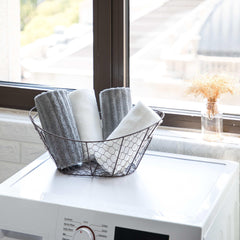 Mainstays Chicken Wire Decorative Storage Basket with Handles - USA MEGA SHOP