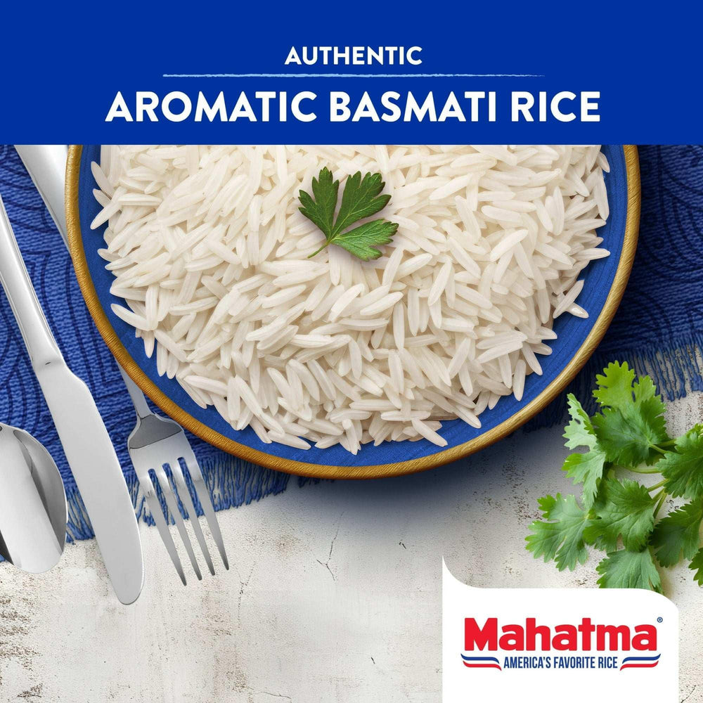 Mahatma Basmati White Rice, Fragrant Extra Long Grain, Gluten Free, 2 lb Bags - USA MEGA SHOP