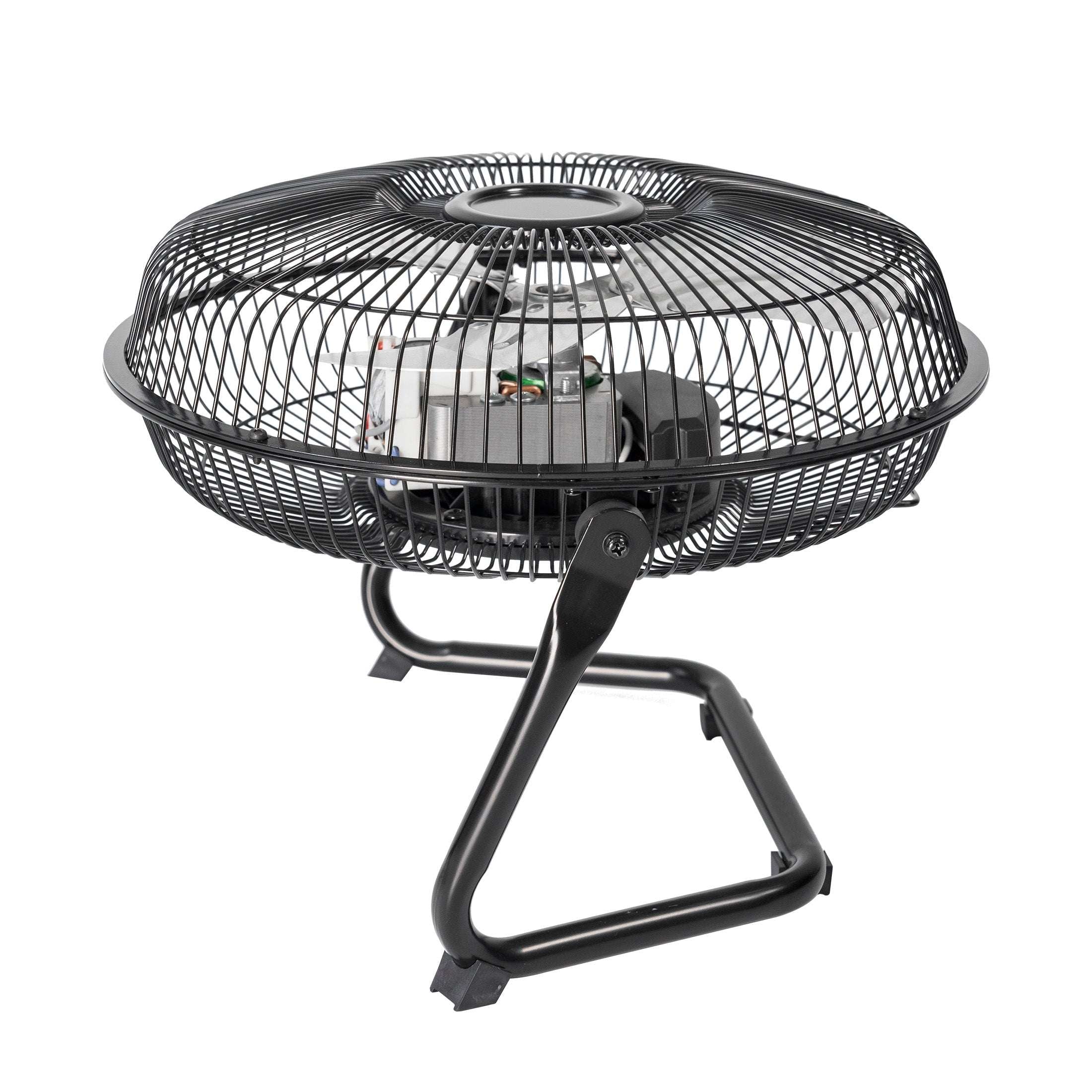Mainstays 9 Inch High Velocity Metal 3-Speed Fan with 360-Degree Tilt and Wall Mount