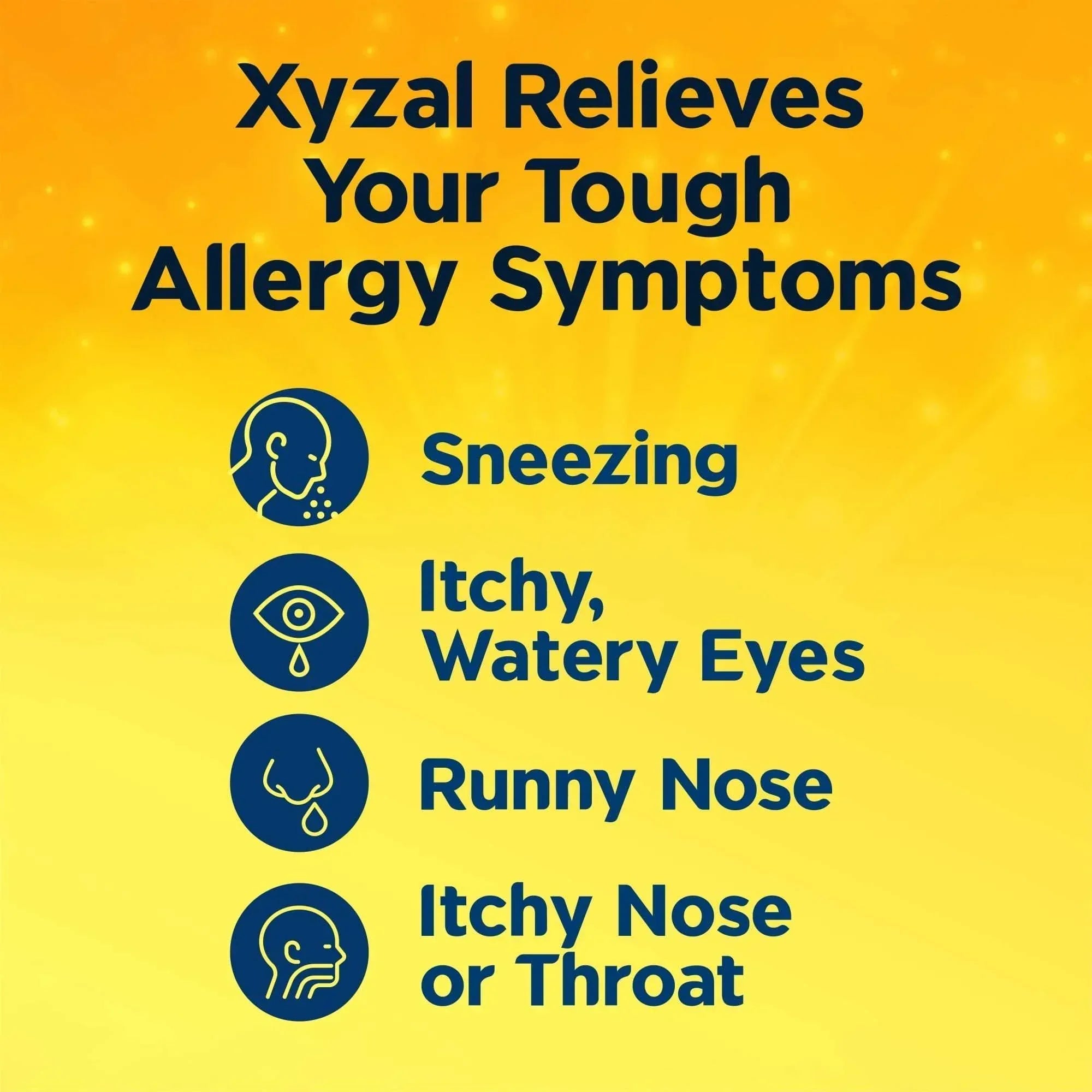 Xyzal Allergy Relief 24-Hour Antihistamine Tablets, 5 mg, 10 Count