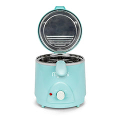 MyMini 1.5 qt Electric Deep Fryer, 700 watts, Aqua - USA MEGA SHOP